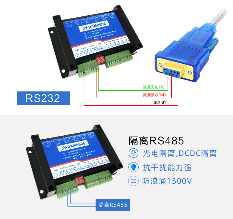 DAM0606接線說明