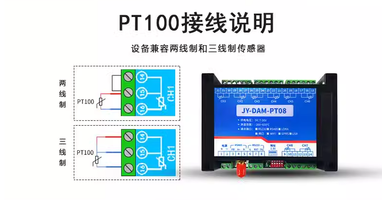 PT100接線說(shuō)明